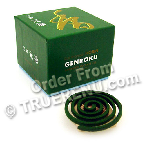 PHOTO TO COME: Shoyeido Horin Incense Coils Genroku Returning Spirit - 10 long-lasting coils