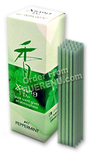 PHOTO TO COME: Shoyeido Xiang Do Incense Sticks: Peppermint - 20 sticks plus a biodegradable incense holder