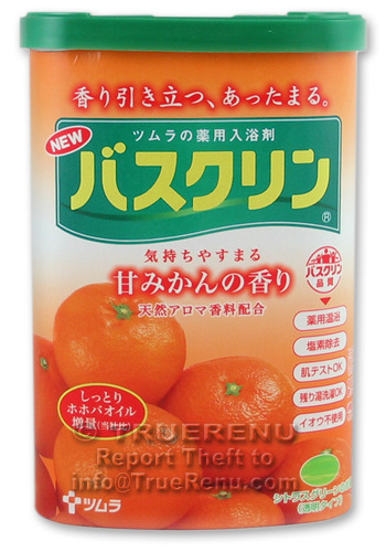 Photo of Japanese bath salts - Mandarin Orange and Minerals - 690g