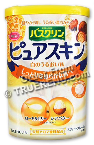 PHOTO TO COME: Bathclin ''Pure Skin'' Shiro No Uruoi Japanese Bath Salts - 660g