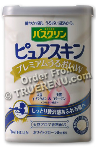 PHOTO TO COME: Bathclin ''Pure Skin'' Premium Uruoi Japanese Bath Salts with Jojoba and Shea Butter - 600g