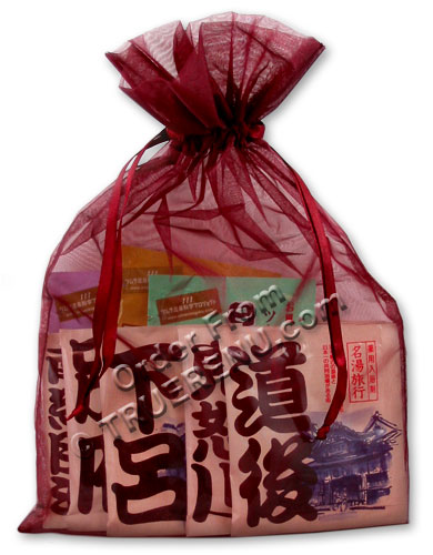 PHOTO TO COME: TrueRenu's Japanese Hot Springs Bath Salts Sampler (Eight 25g-30g Packets)