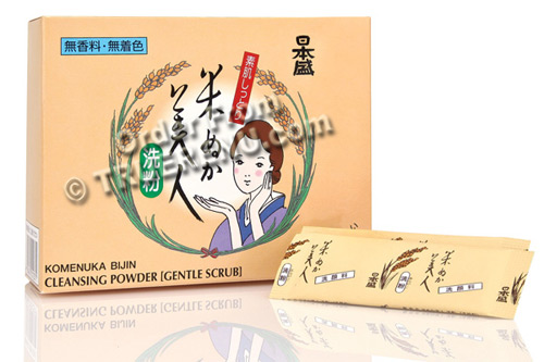 PHOTO TO COME: Komenuka Bijin Facial Cleansing Powder from Natural Rice Bran - 30 Packs