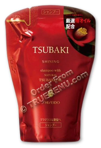 Photo of Shiseido Tsubaki Shining Shampoo with Tsubaki Oil EX - 400ml Refill