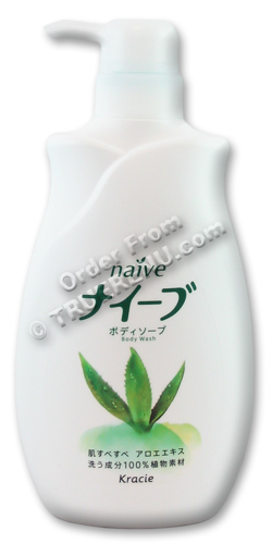 Photo of Naive Aloe Body Wash by Kracie - 580ml