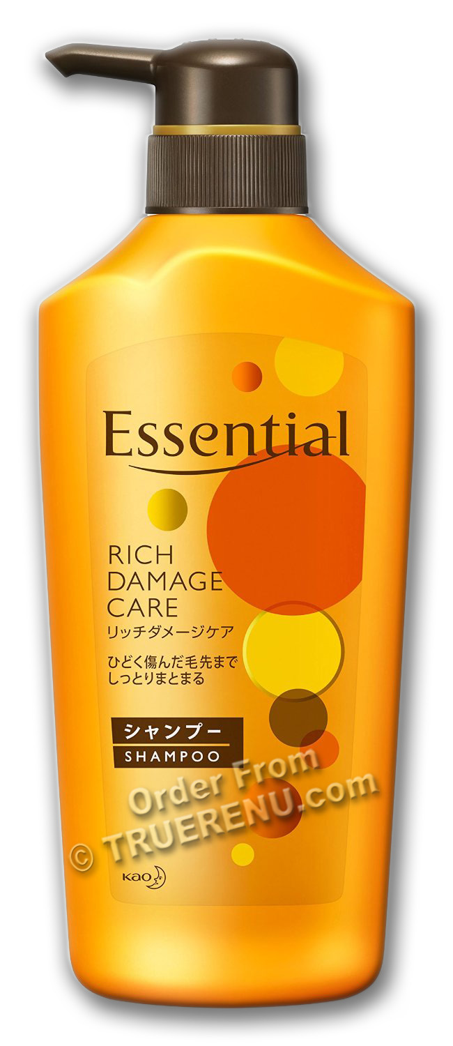 PHOTO TO COME: : KAO Essential - Rich Damage Care Shampoo - 480ml Pump Bottle