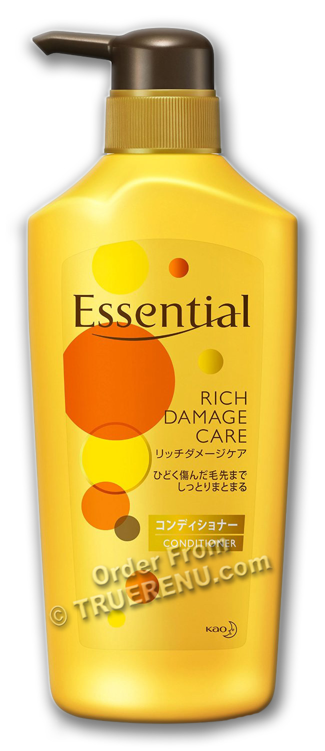 PHOTO TO COME: KAO Essential - Rich Damage Care Conditioner - 480ml Pump Bottle