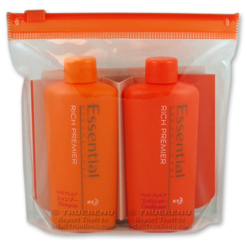 PHOTO TO COME: KAO Essential Damage Care - Rich Premier Travel Set: Shampoo and Conditioner (two 45ml travel bottles)