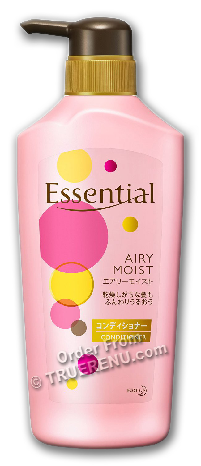 PHOTO TO COME: KAO Essential - Airy Moist Conditioner - 480ml Pump Bottle