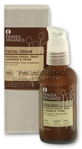 PHOTO TO COME: Pangea Organics Facial Cream: Nigerian Ginger - Sweet Lavender & Thyme - for Combination Skin - 60ml