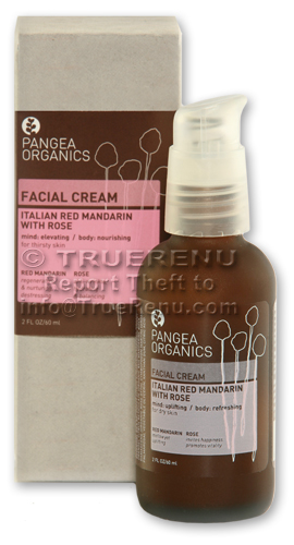 PHOTO TO COME: Pangea Organics Facial Cream: Italian Red Mandarin with Rose - for Thirsty Skin - 60ml