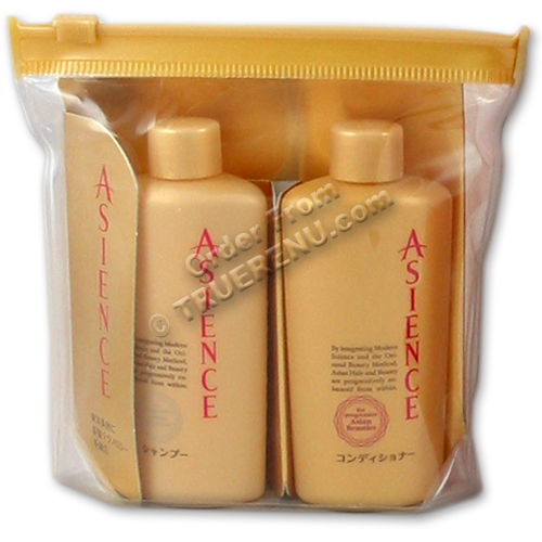 PHOTO TO COME: KAO Asience Inner Rich Travel Set -  Shampoo & Conditioner - two 45ml travel bottles