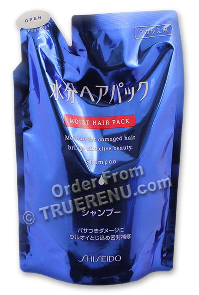 PHOTO TO COME: Shiseido FT Suibun Aquair Moist Hair Pack Shampoo - 450ml Refill