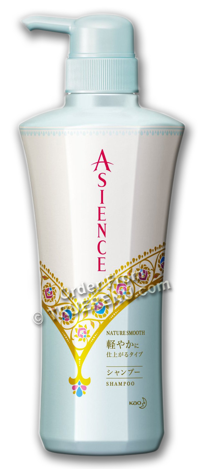 PHOTO TO COME: KAO Asience Nature Smooth Shampoo - 480ml Pump Dispenser