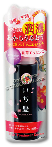 PHOTO TO COME: Ichikami Herbal Hair Treatment Essence with Rice Branby Kracie - 100ml