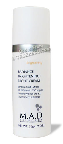 PHOTO TO COME: M.A.D SKINCARE BRIGHTENING: Radiance Brightening Night Cream - 50g