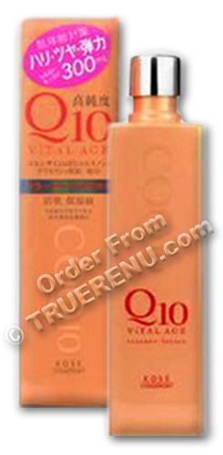 PHOTO TO COME: Vital Age Q10 Facial Lotion (Toner) by Kose Cosmeport - 300ml