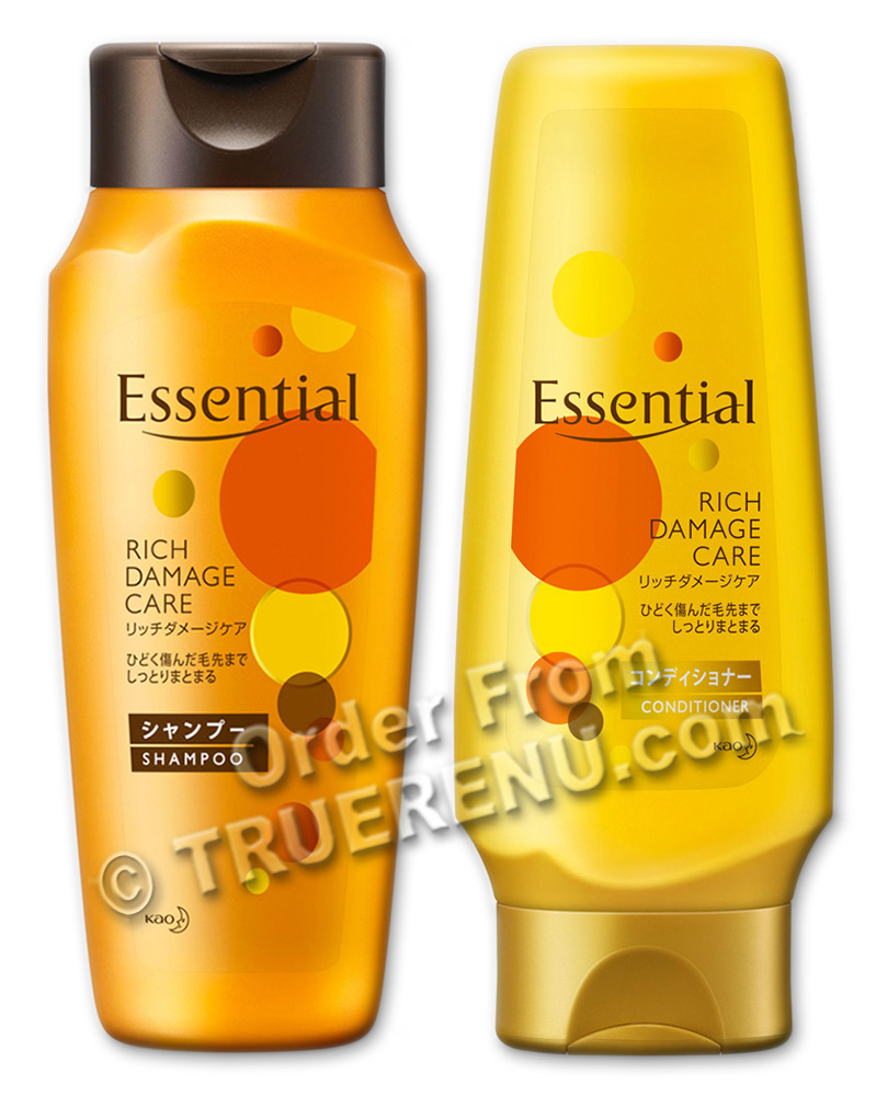 Photo of KAO Essential - Rich Damage Care Shampoo and Conditioner - Two 200ml bottles