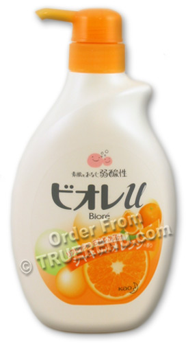 PHOTO TO COME: Biore Orange Body Wash by Kao - 550ml