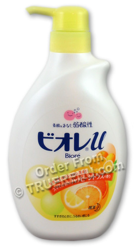 PHOTO TO COME: Biore Lemon-Lime Citrus Body Wash by Kao - 580ml