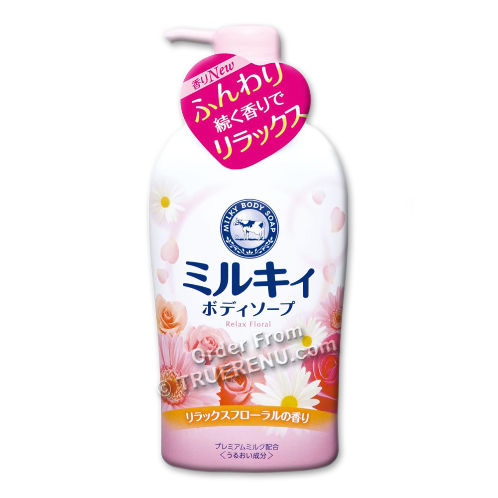 PHOTO TO COME:Gyunyu Milky Relax Floral Body Wash - 580ml