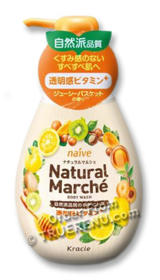 PHOTO TO COME: Naive's Natural Marche Citrus Body Wash by Kracie - 480ml