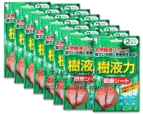 PHOTO TO COME: Kokubo JYUEKIRYOKU Japanese Detox Foot Pads - Two Week Supply (14 Packs - 28 Pads) - - SAVE $$$