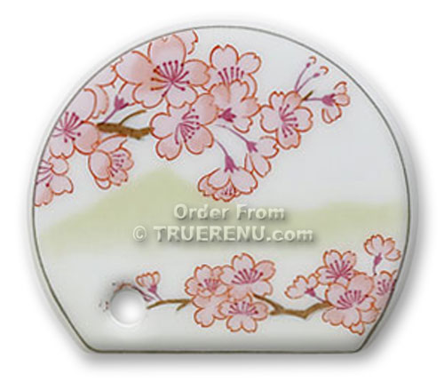 PHOTO TO COME: Shoyeido Porcelain Stick Incense Holder - Cherry Blossom