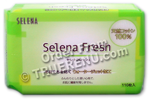 PHOTO TO COME: Selena Fresh Cotton Facial Puffs - 110 count