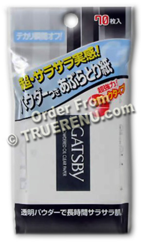 Photo of Gatsby Facial Clear Japanese Powdered Blotting Papers - 70 sheets