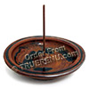 Photo of Shoyeido HandCrafted Ceramic Round Incense Burner/Holder - Mocha