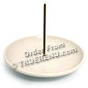 Photo of Shoyeido HandCrafted Ceramic Round Incense Burner/Holder - Ivory