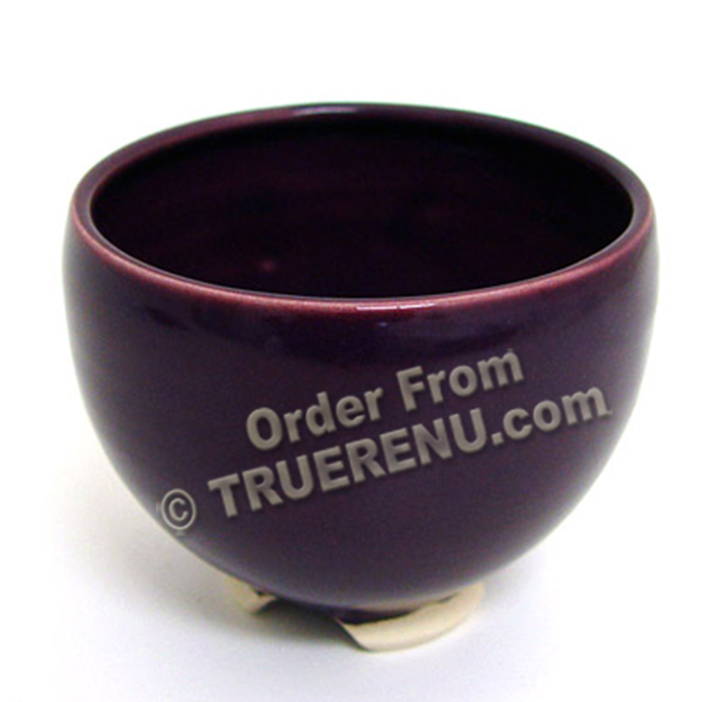 PHOTO TO COME: Shoyeido Premium HandCrafted Ceramic Incense Bowl - Plum