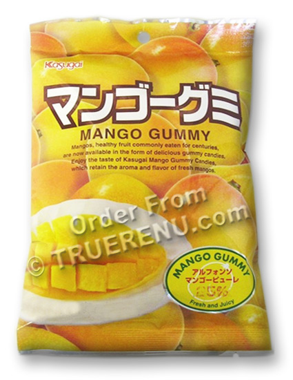 PHOTO TO COME: Japanese Fruit Gummy Candy from Kasugai - Mango - 102g