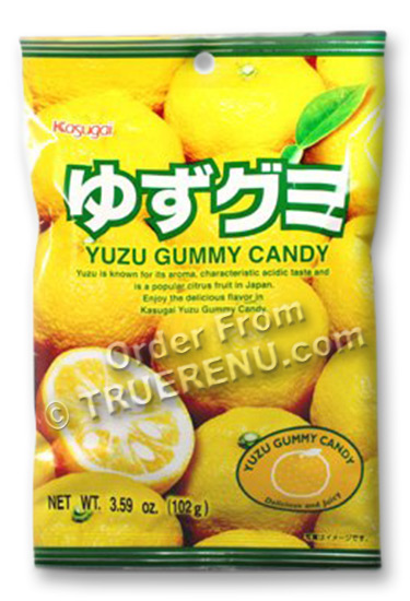 PHOTO TO COME: Japanese Fruit Gummy Candy from Kasugai - Yuzu - 102g